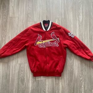 Vintage MLB St. Louis Cardinals Wool Jacket 90s (Coopertown Majestic, Size L )
